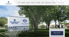 Desktop Screenshot of cowboysgolfclub.com