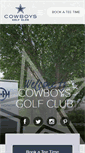 Mobile Screenshot of cowboysgolfclub.com